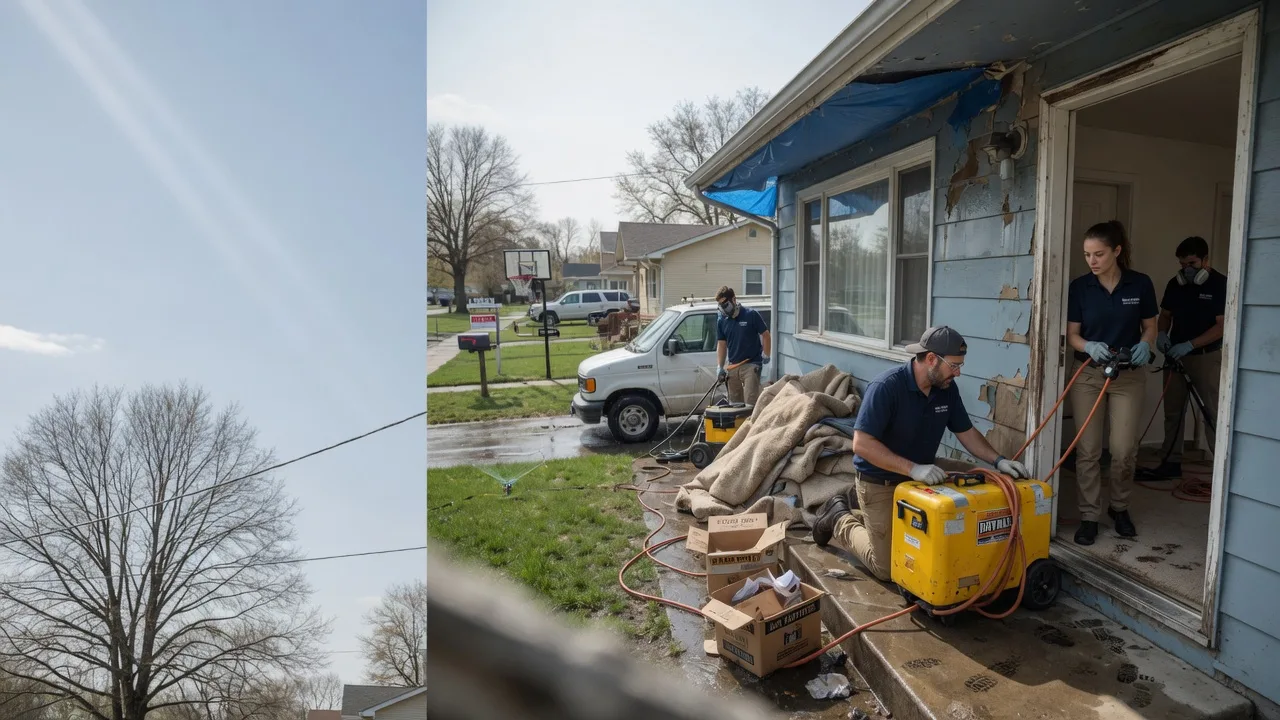Basement Flood Cleanup in Burns Flat, OK near me